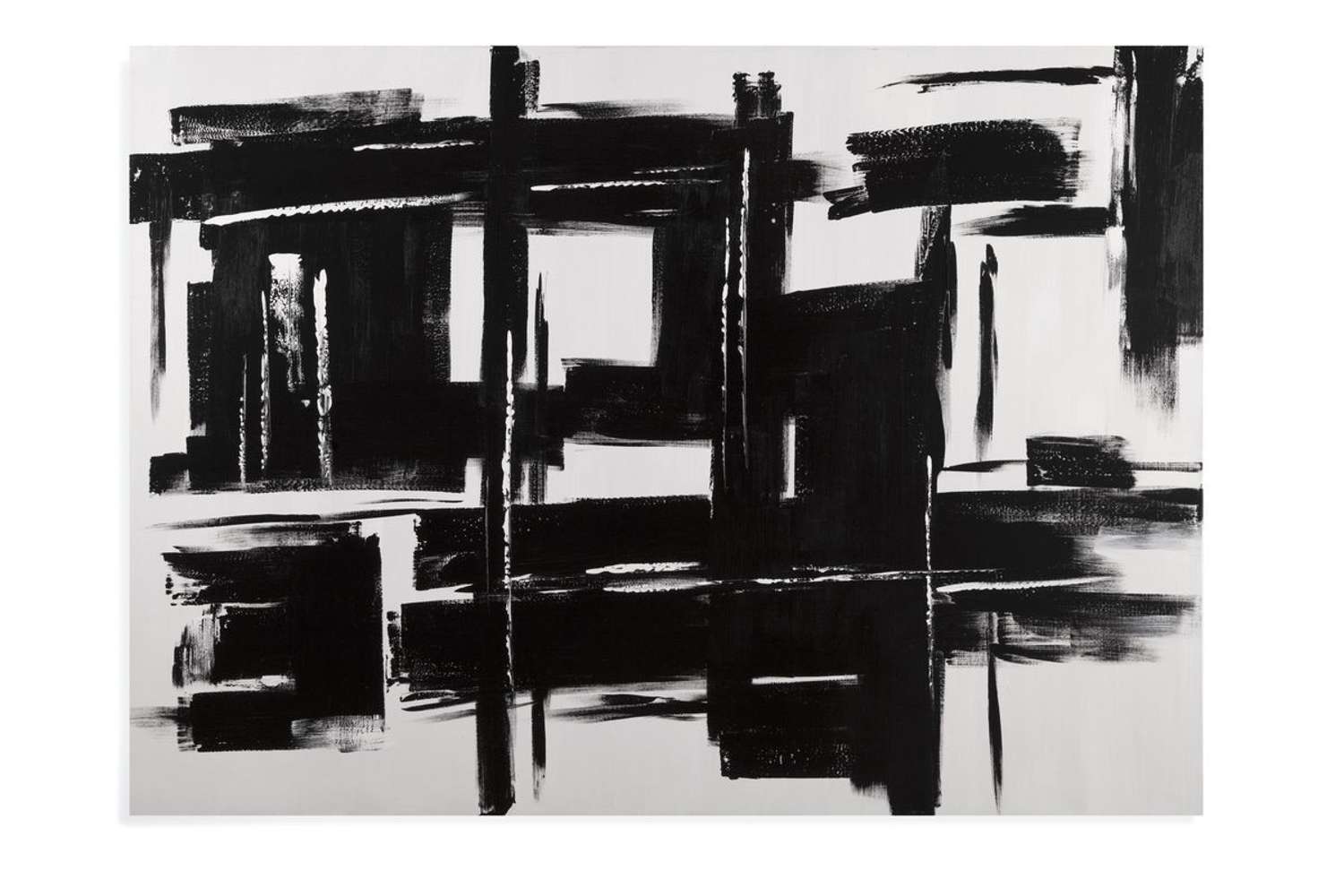 Building Blocks Canvas Art - Straight On
