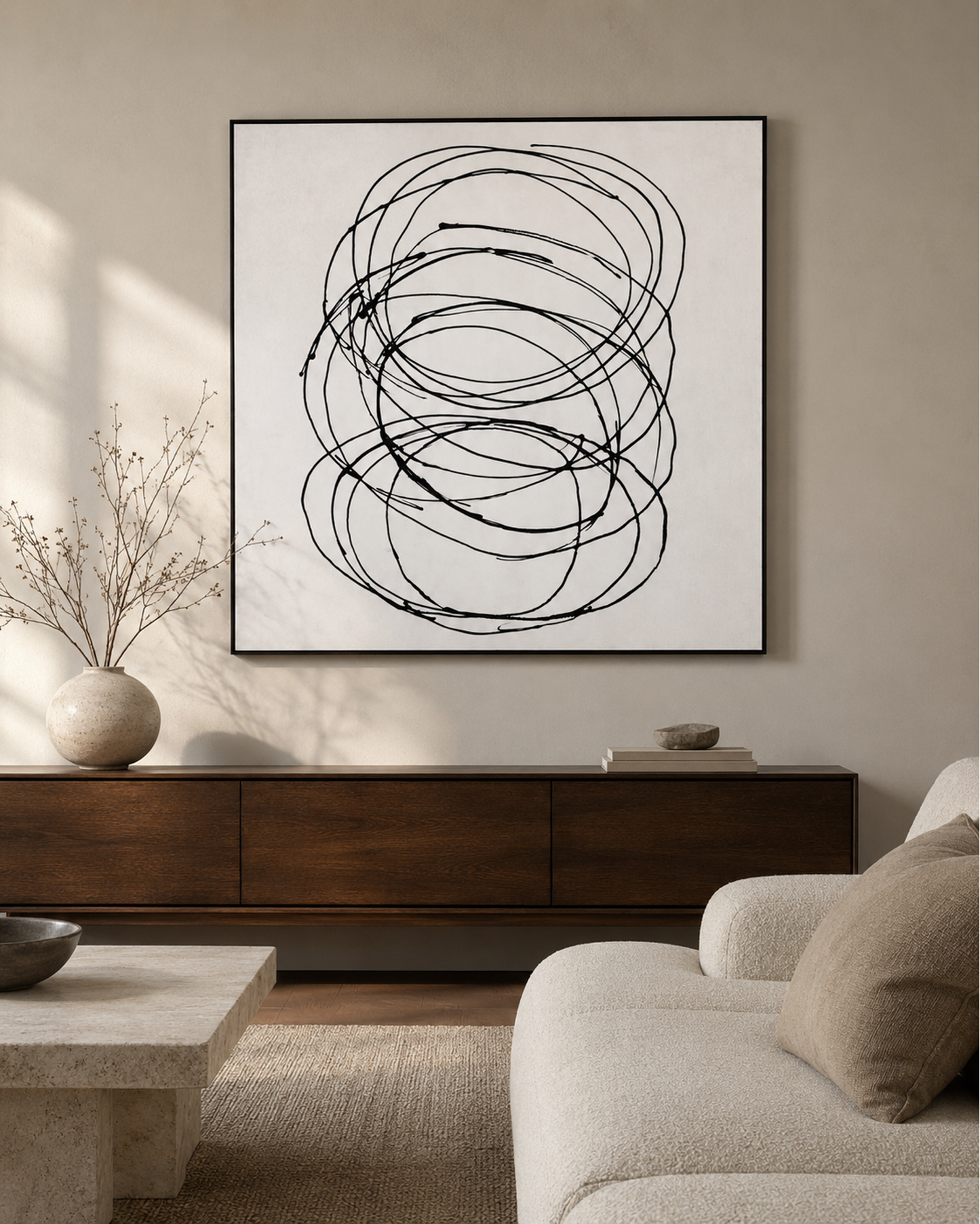 Radii Framed Canvas - Main