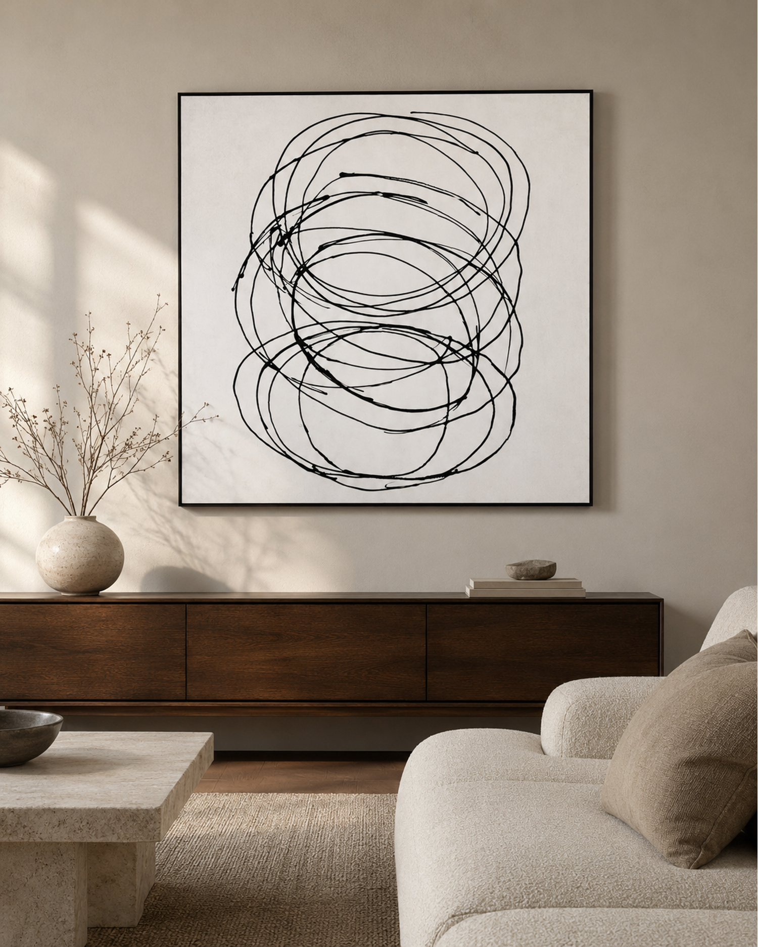 Radii Framed Canvas - Main