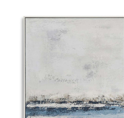Soft Waves Framed Canvas - Detail