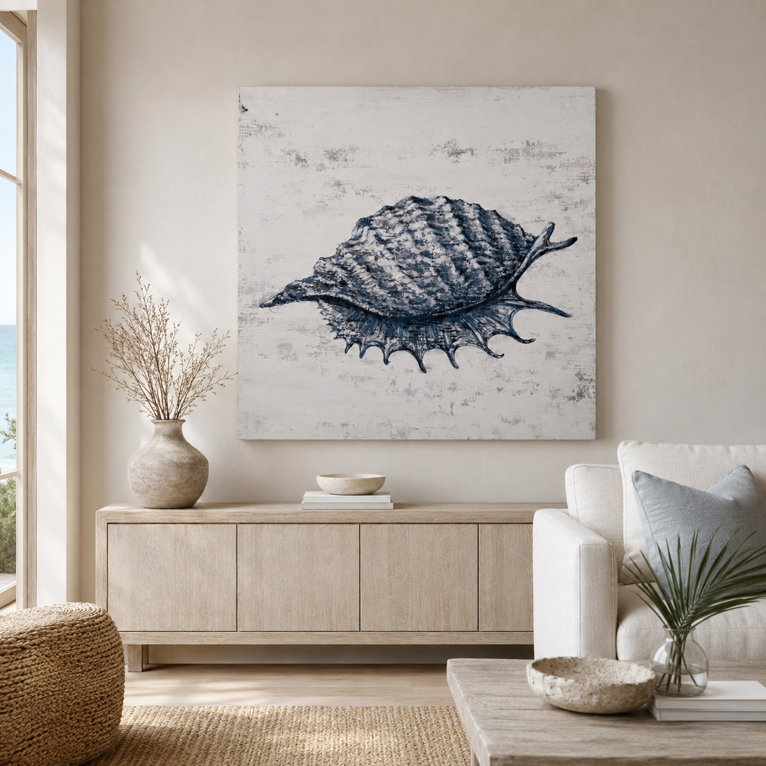 Shell I Canvas Art - Main