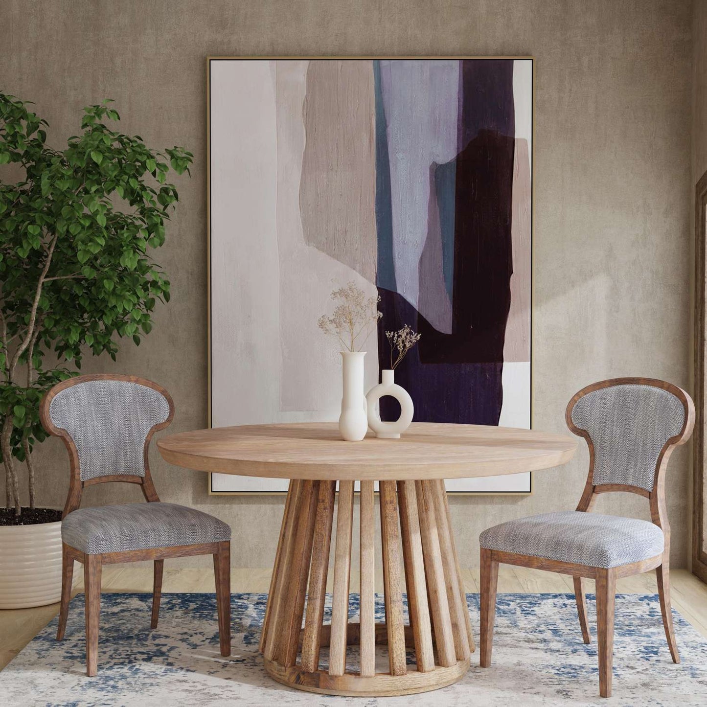 Salone Framed Canvas - Room Scene