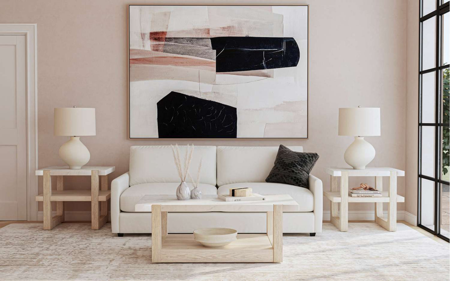 Milano Framed Canvas - Room Scene