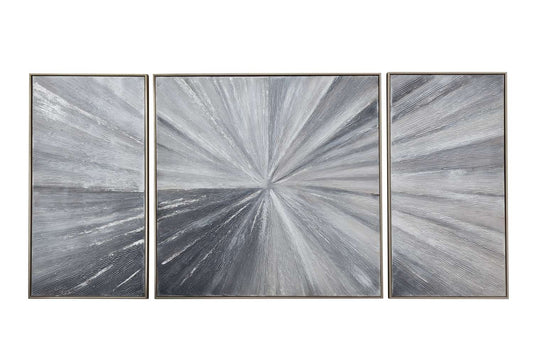 Cambric Framed Canvas s/3 - Straight On
