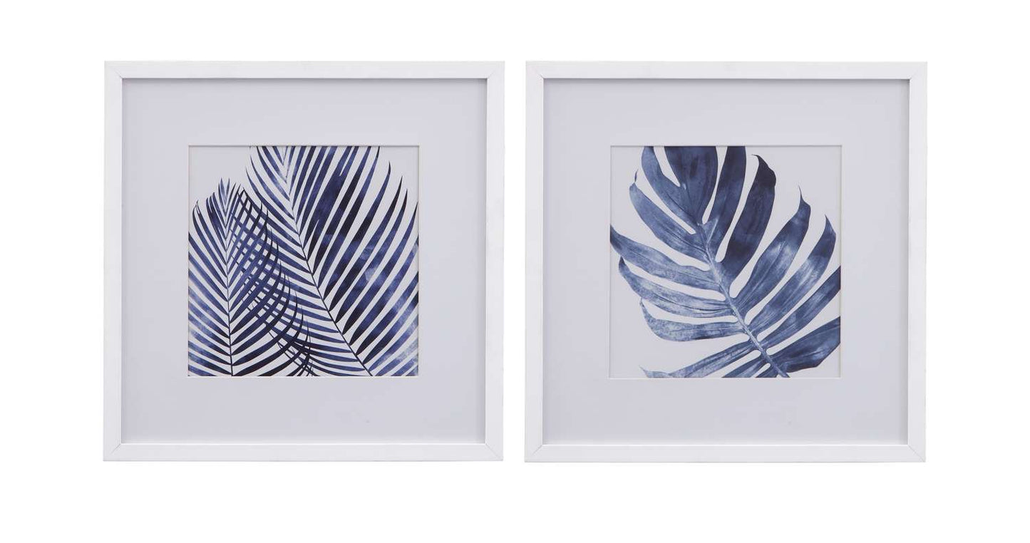 Leaves Framed Print s/2 - Straight On