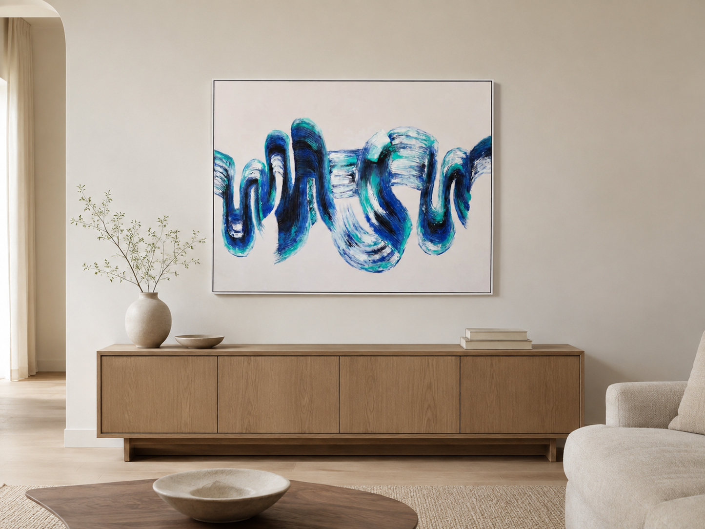 In Motion Framed Canvas - Main