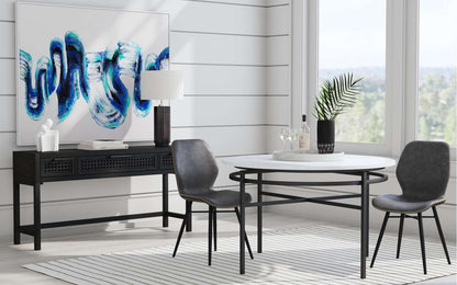 In Motion Framed Canvas - Room Scene