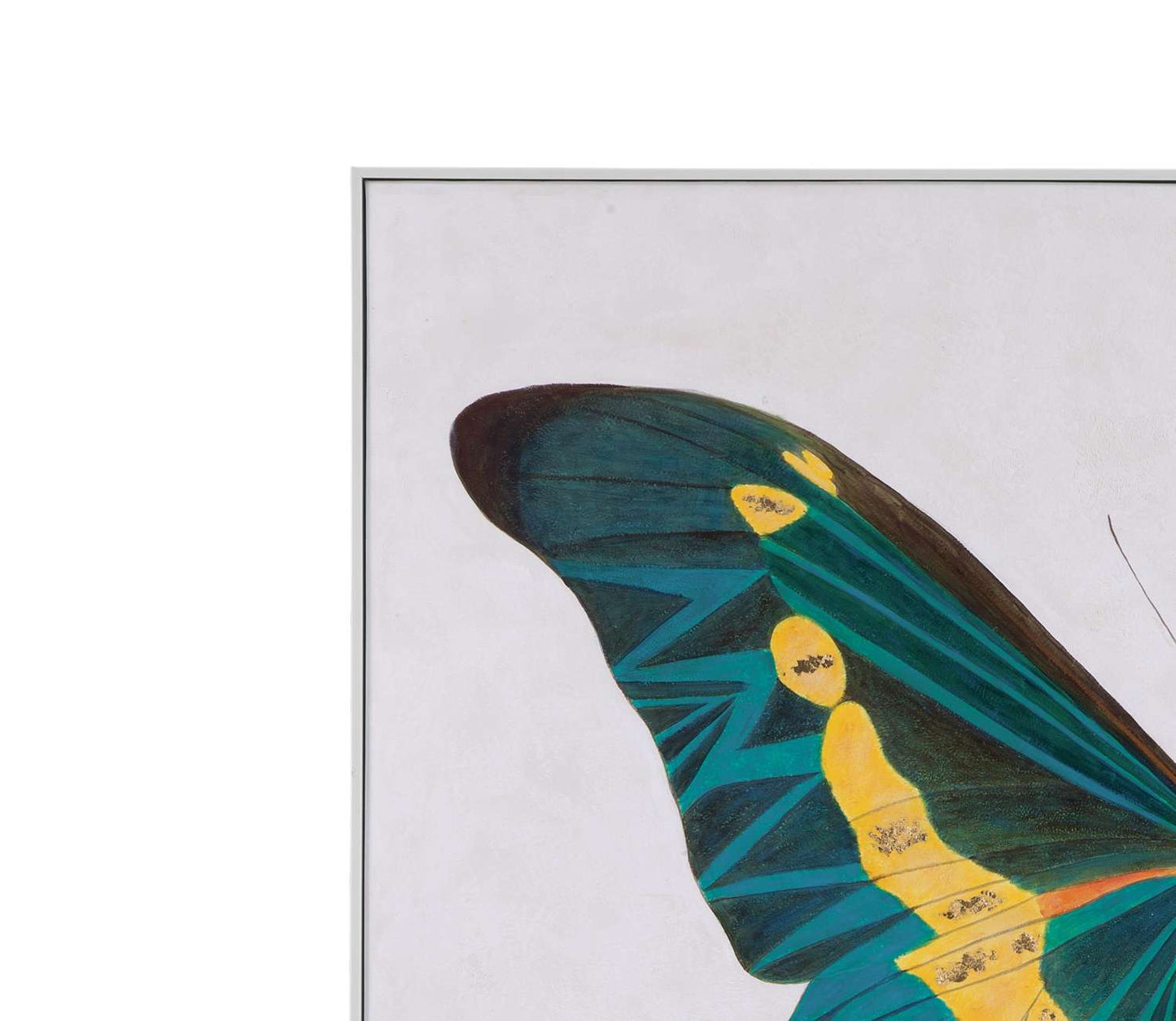 Butterfly Wings Framed Canvas s/2 - Detail