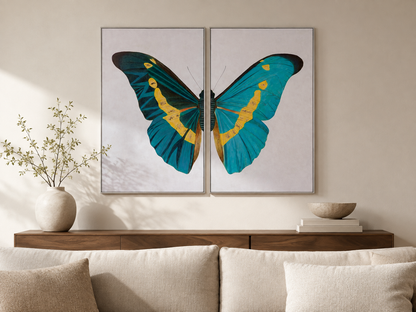 Butterfly Wings Framed Canvas s/2 - Main
