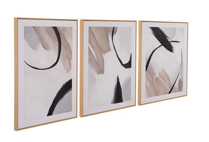 Eartha Framed Canvas s/3 - Angle