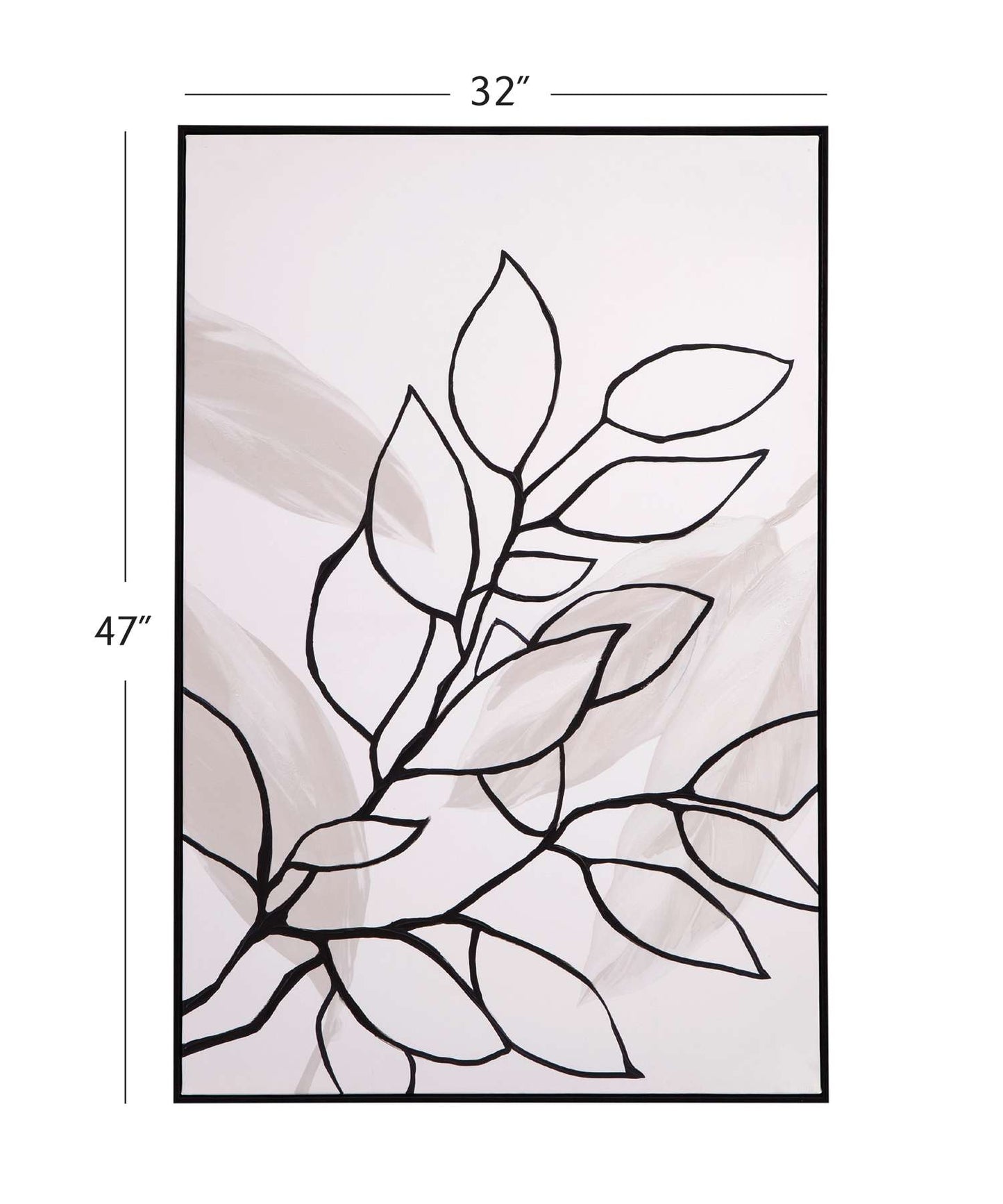 Harmony II Framed Canvas - Dimensional