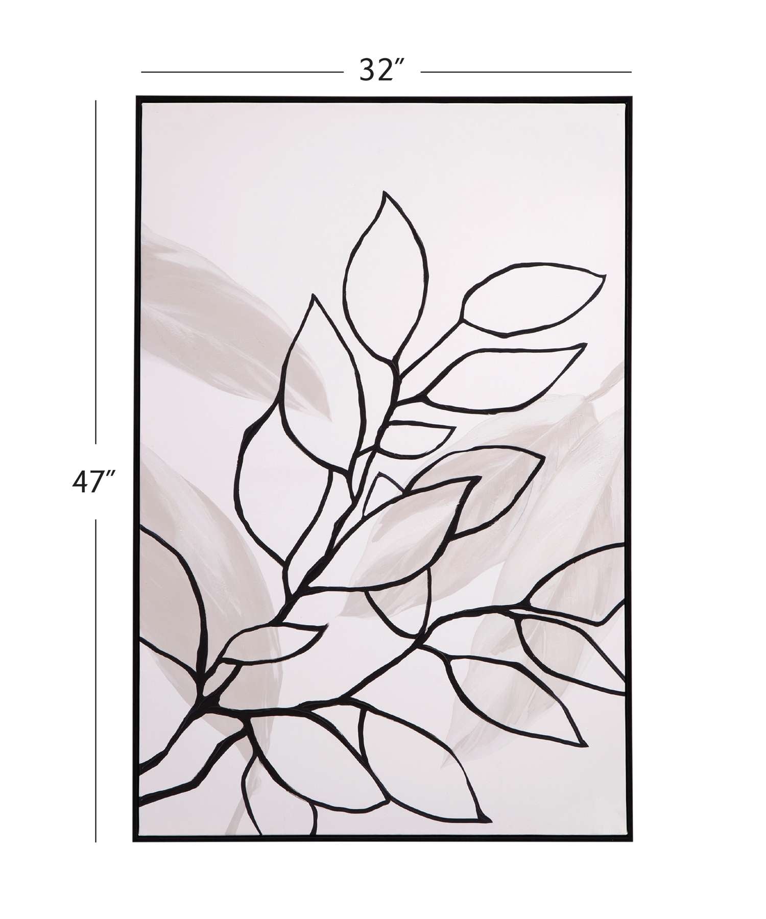 Harmony II Framed Canvas - Dimensional