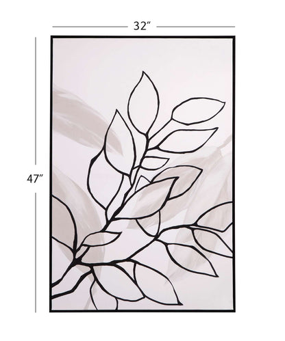Harmony II Framed Canvas - Dimensional