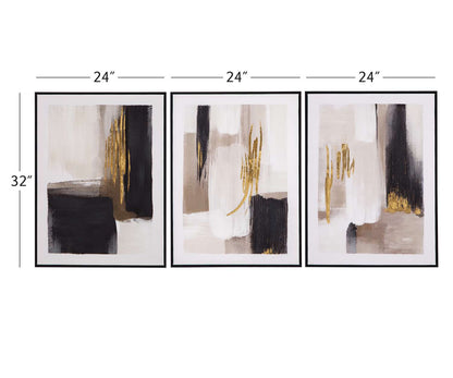 Journey Framed Canvas s/3 - Dimensional