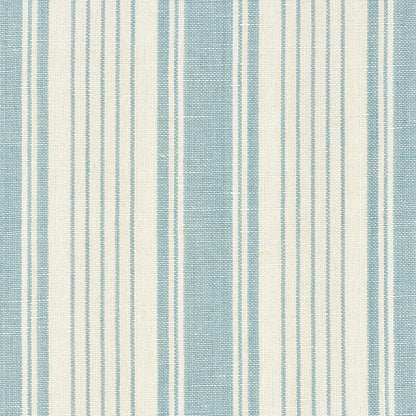 Ojai Stripe Pillow in China Blue