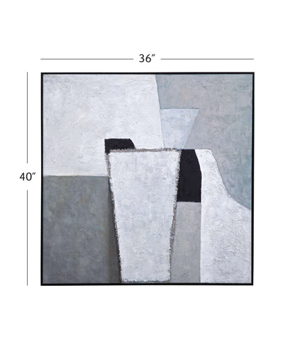 Landen Framed Canvas - Dimensional