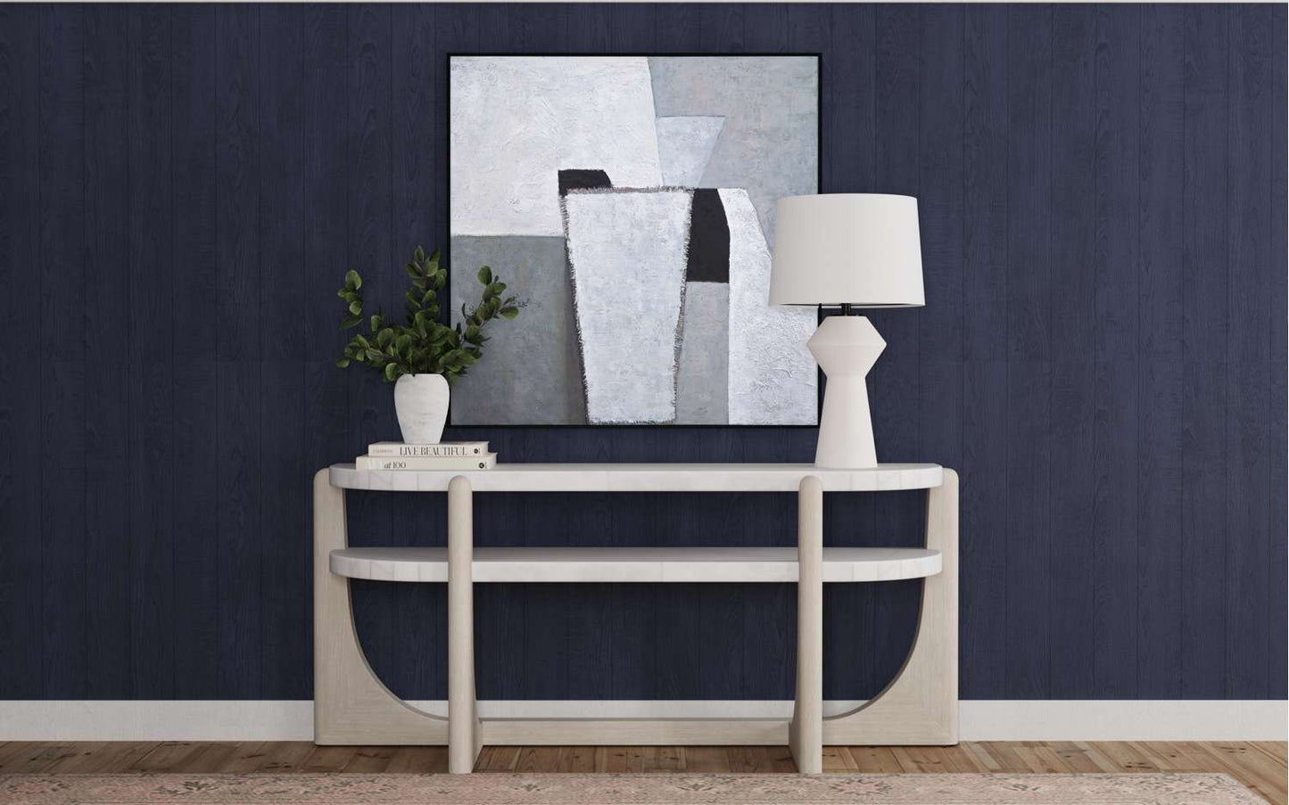 Landen Framed Canvas - Room Scene