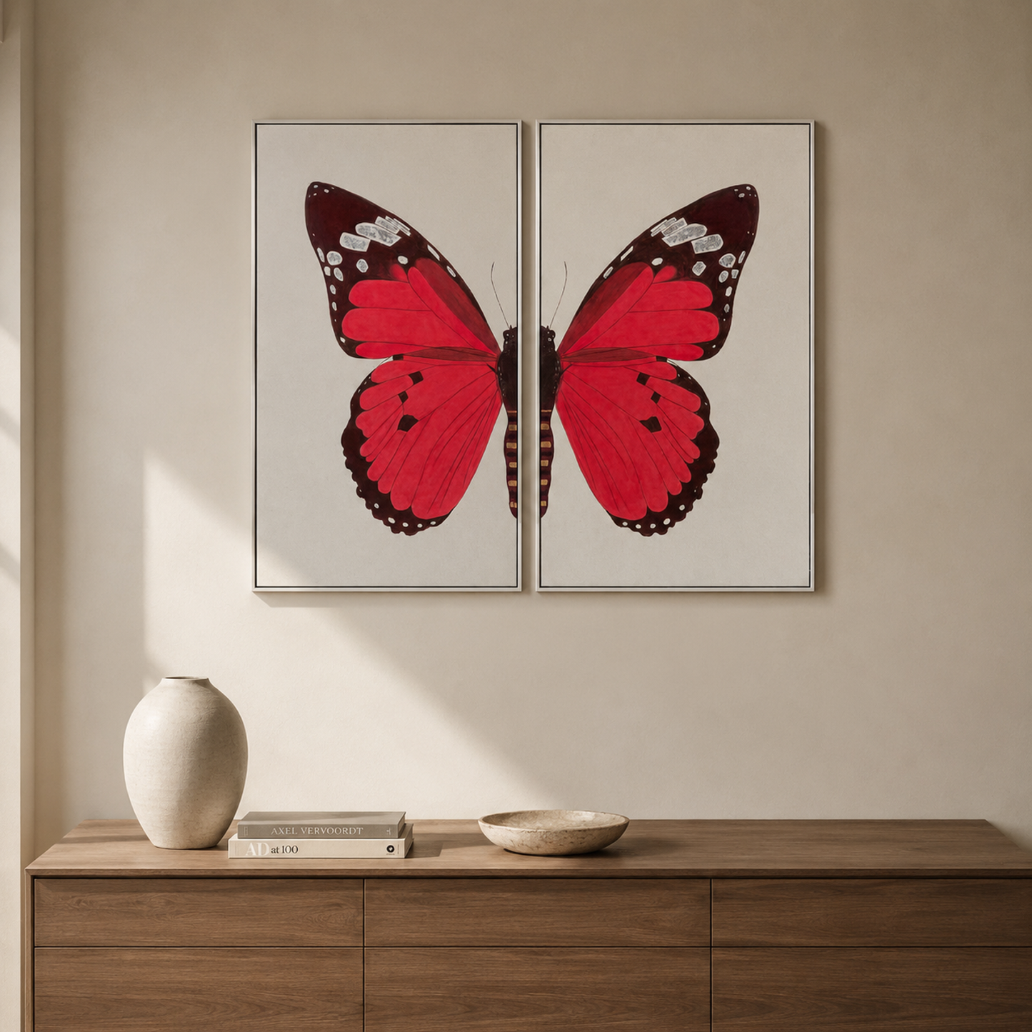 Butterfly Framed Canvas s/2 - Main