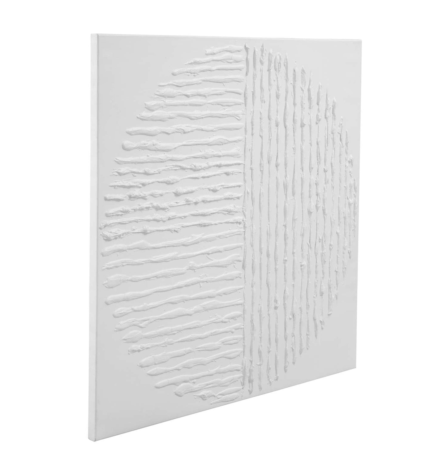 Textured Circle Canvas Art - Angle