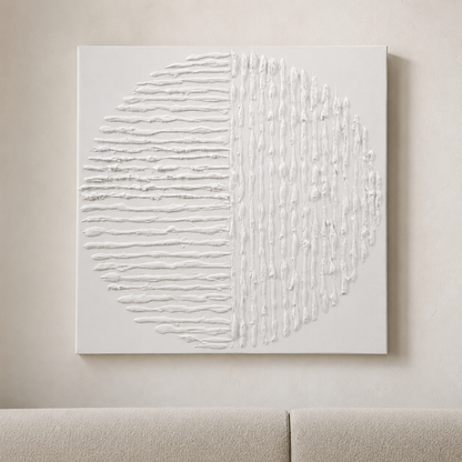 Textured Circle Canvas Art - Main