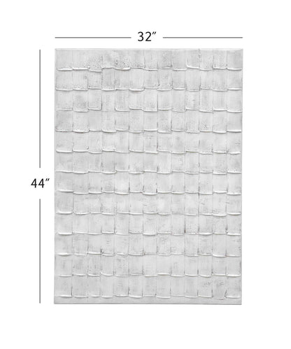Linear Marks Canvas Art - Dimensional