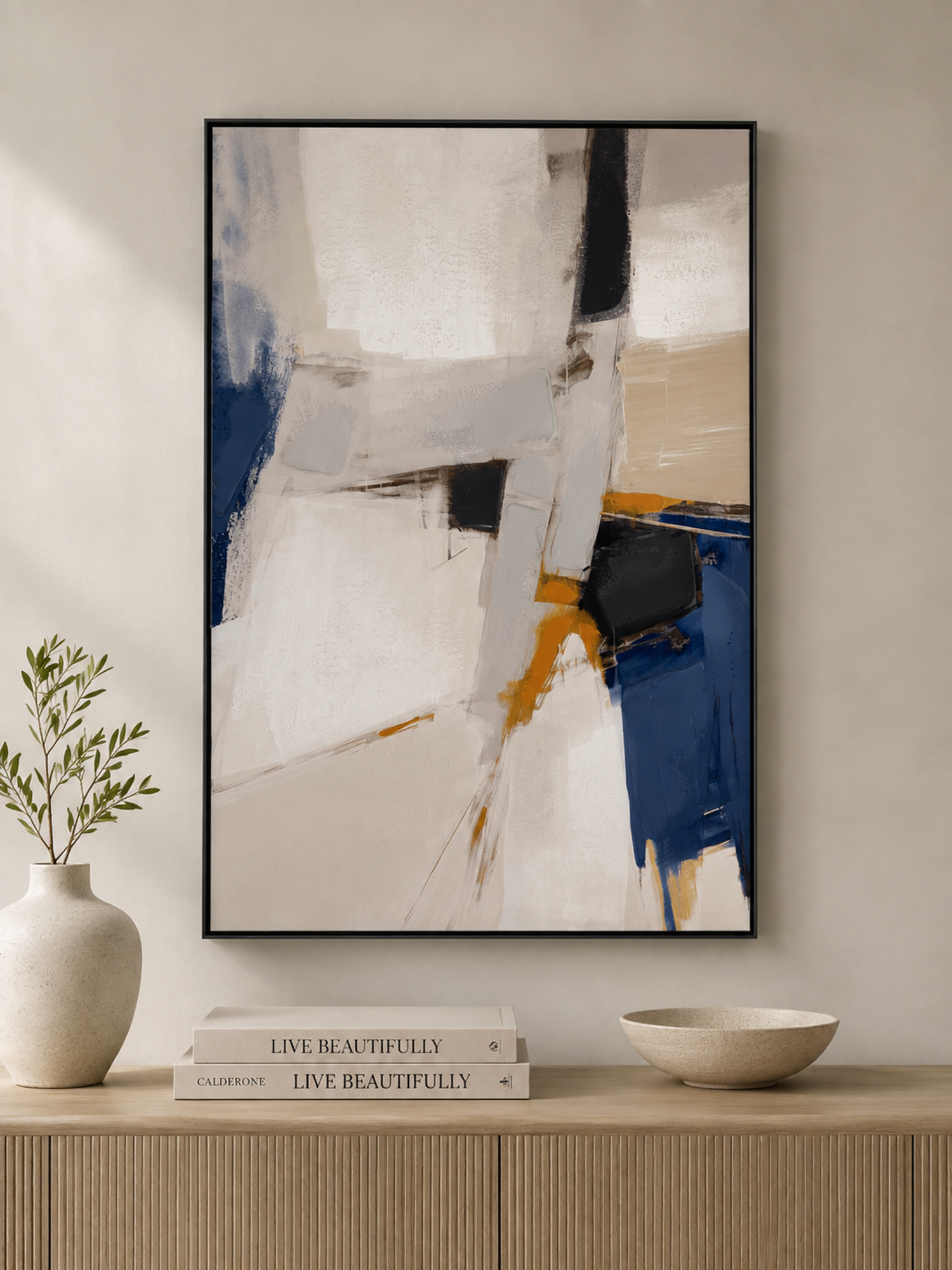 Denisa II Framed Canvas - Main