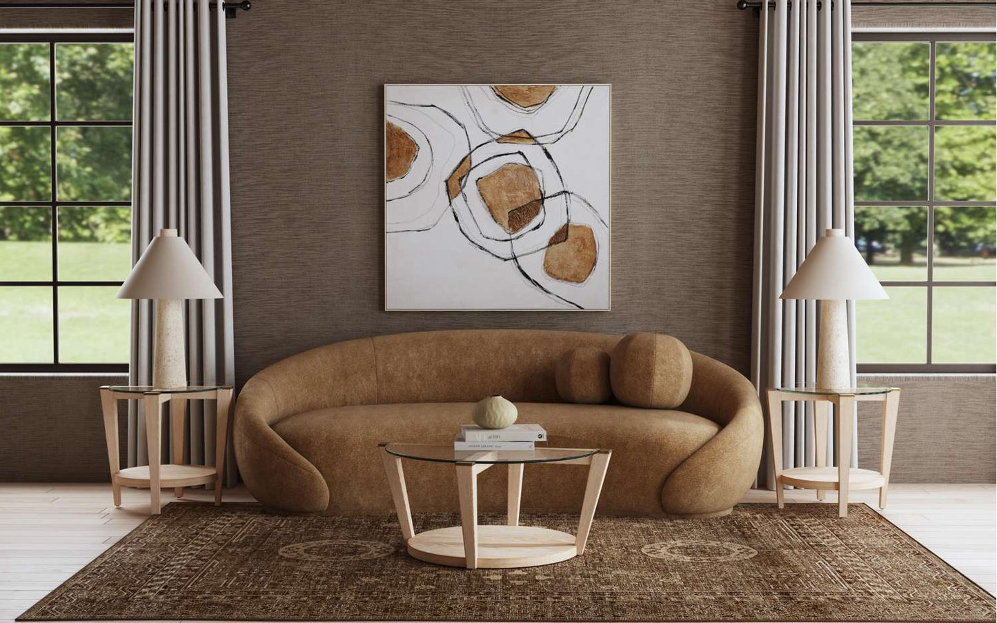 Rhetoric Framed Canvas - Room Scene