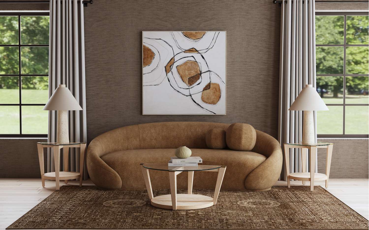 Rhetoric Framed Canvas - Room Scene