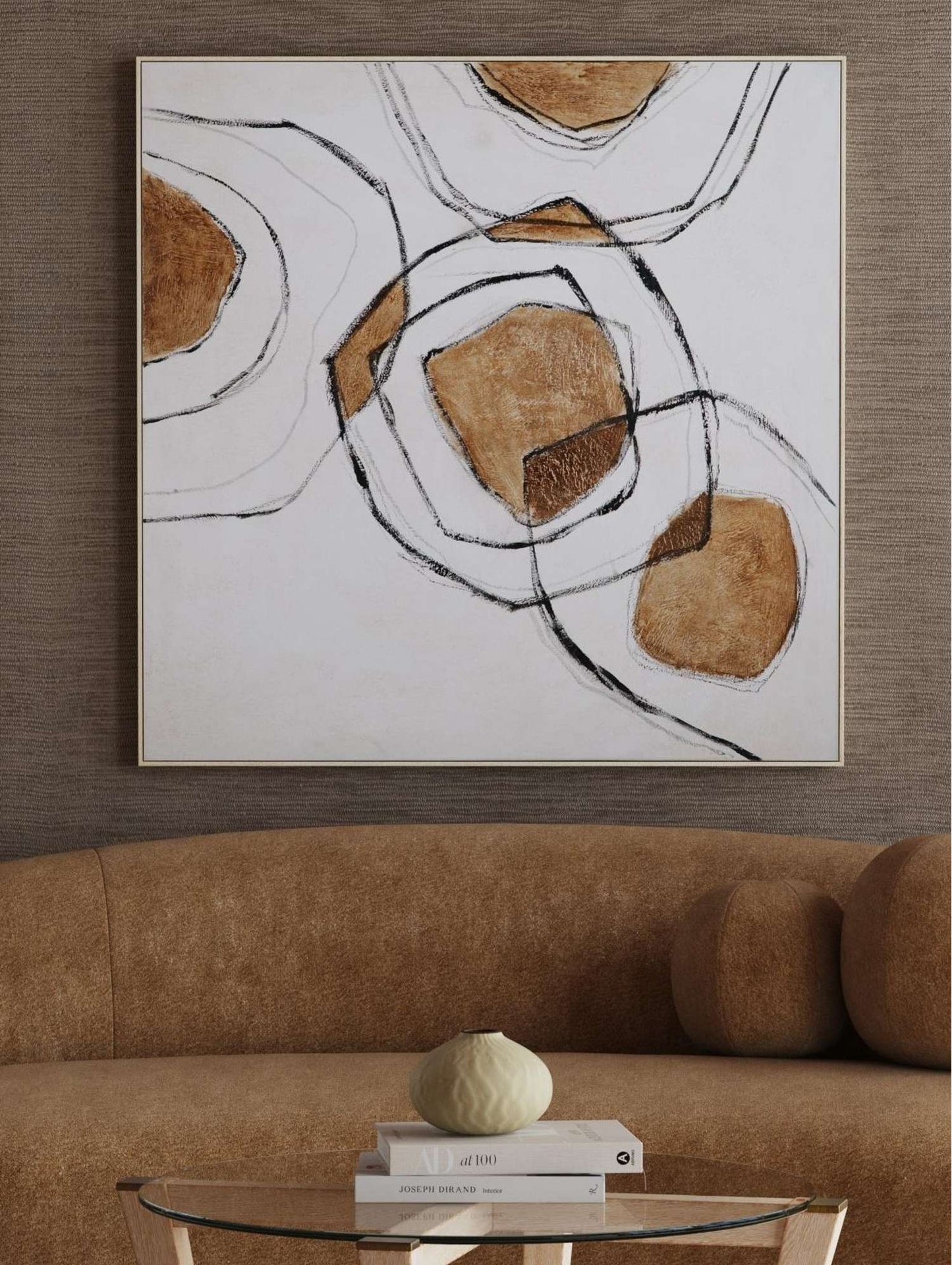 Rhetoric Framed Canvas - Room Scene