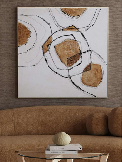 Rhetoric Framed Canvas - Room Scene