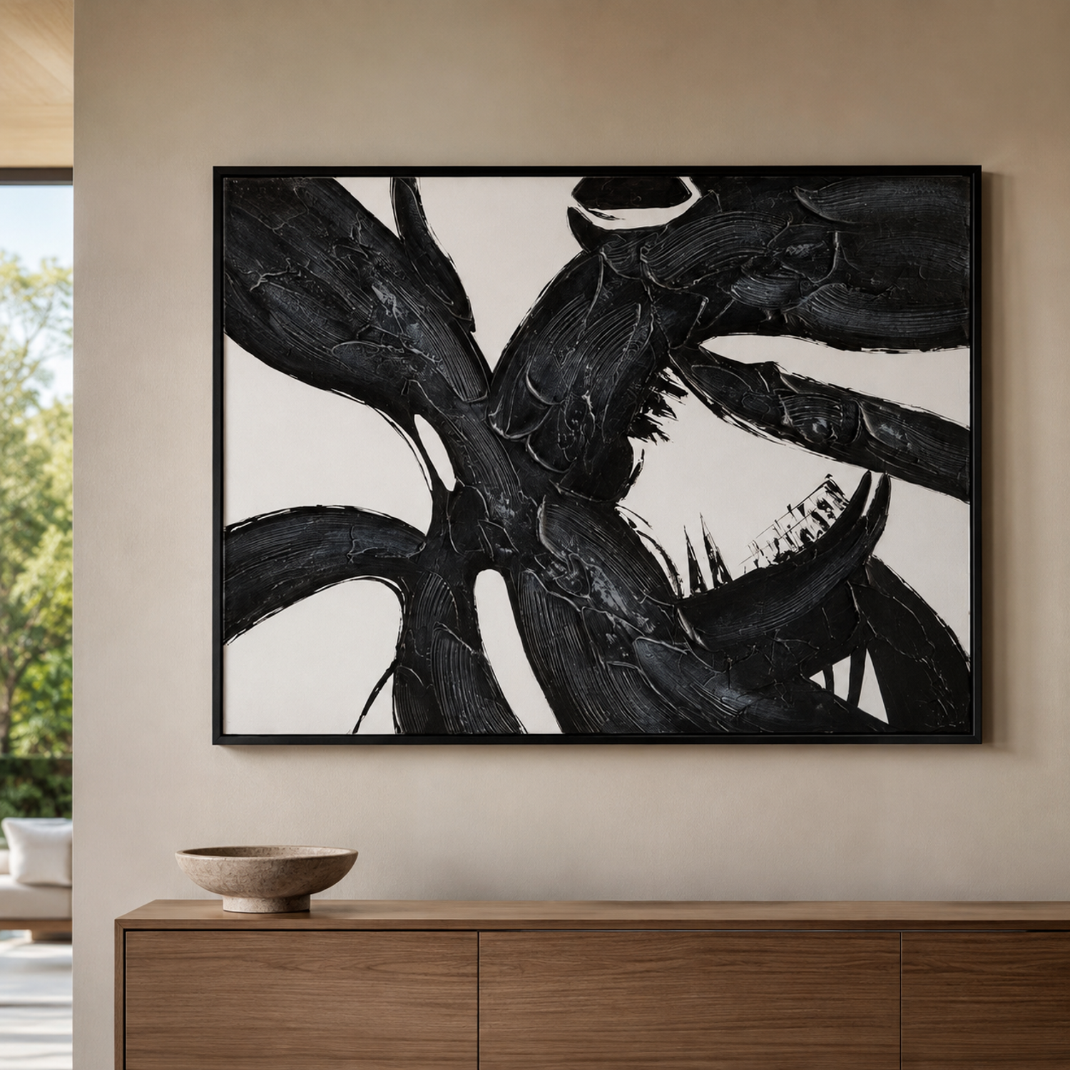 Shadows Fall Framed Canvas - Main