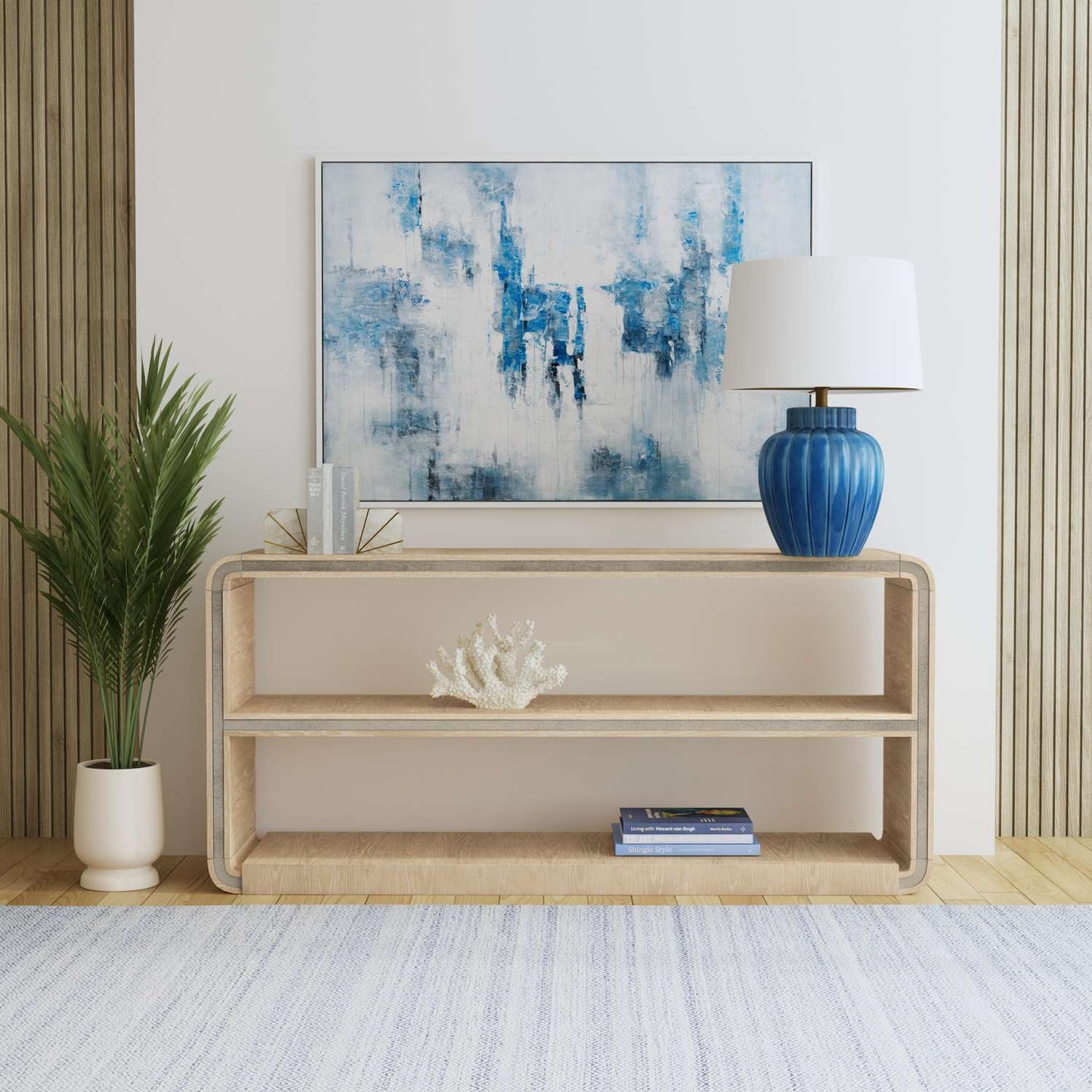 Perdido Framed Canvas - Room Scene