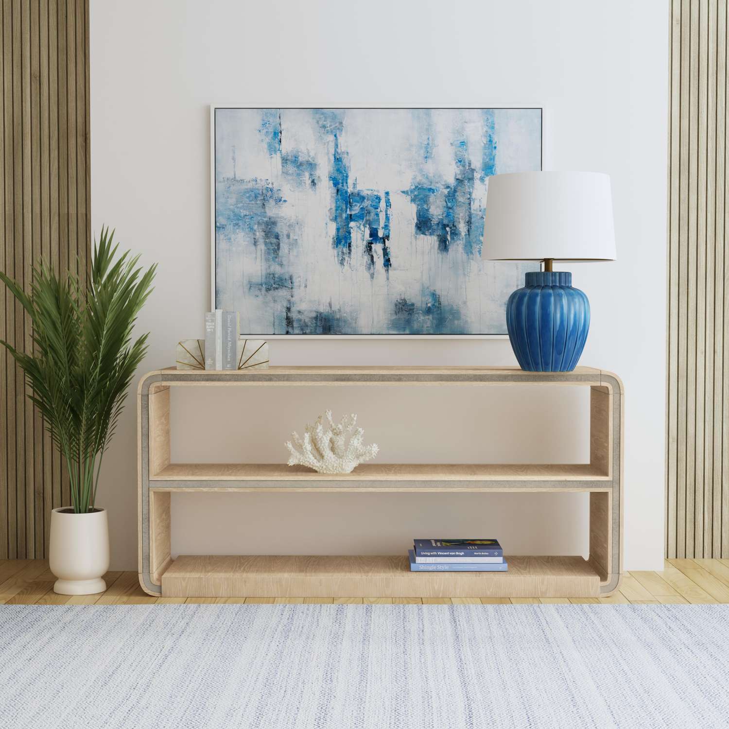 Perdido Framed Canvas - Room Scene