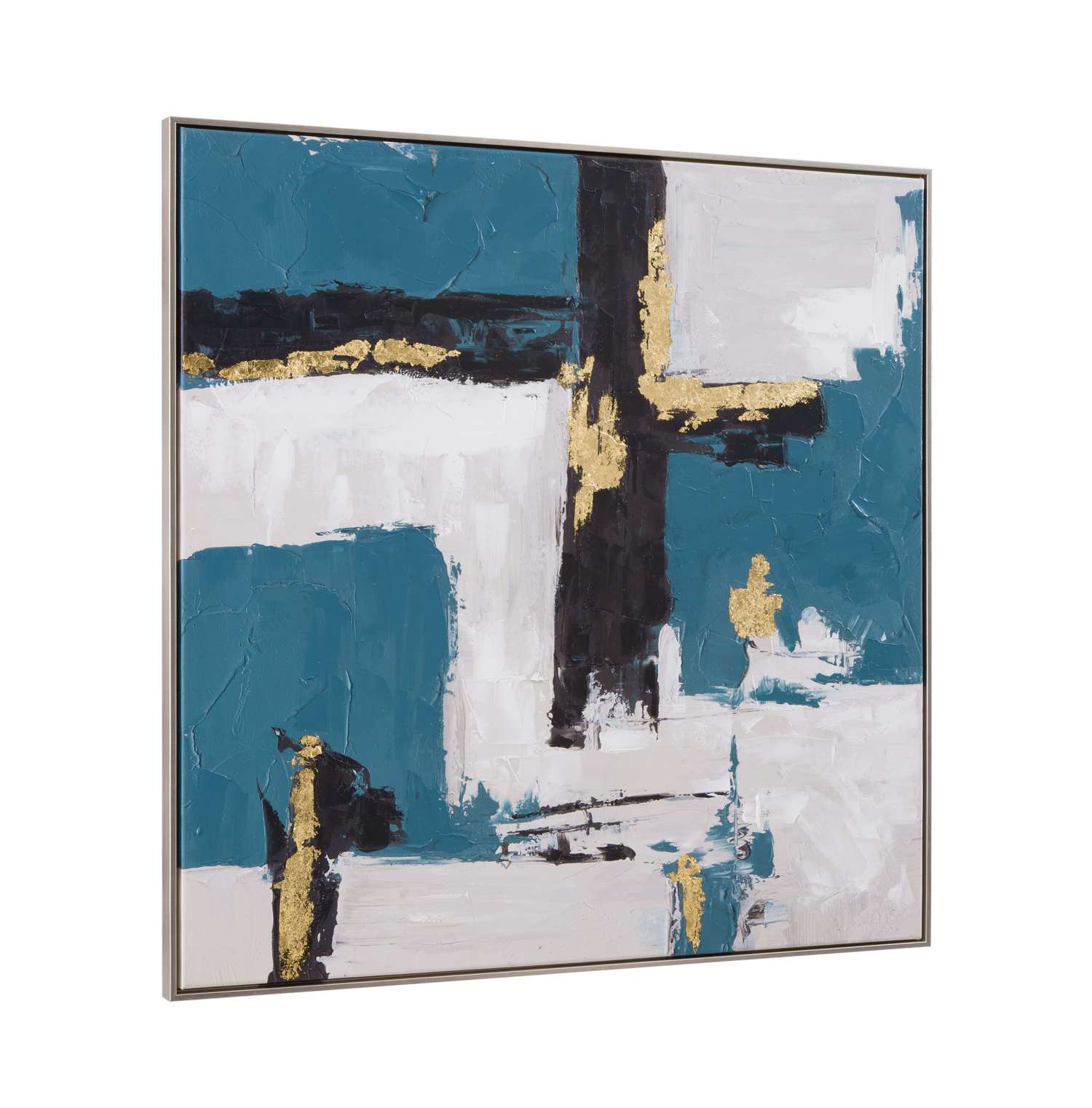 Around About Framed Canvas - Angle