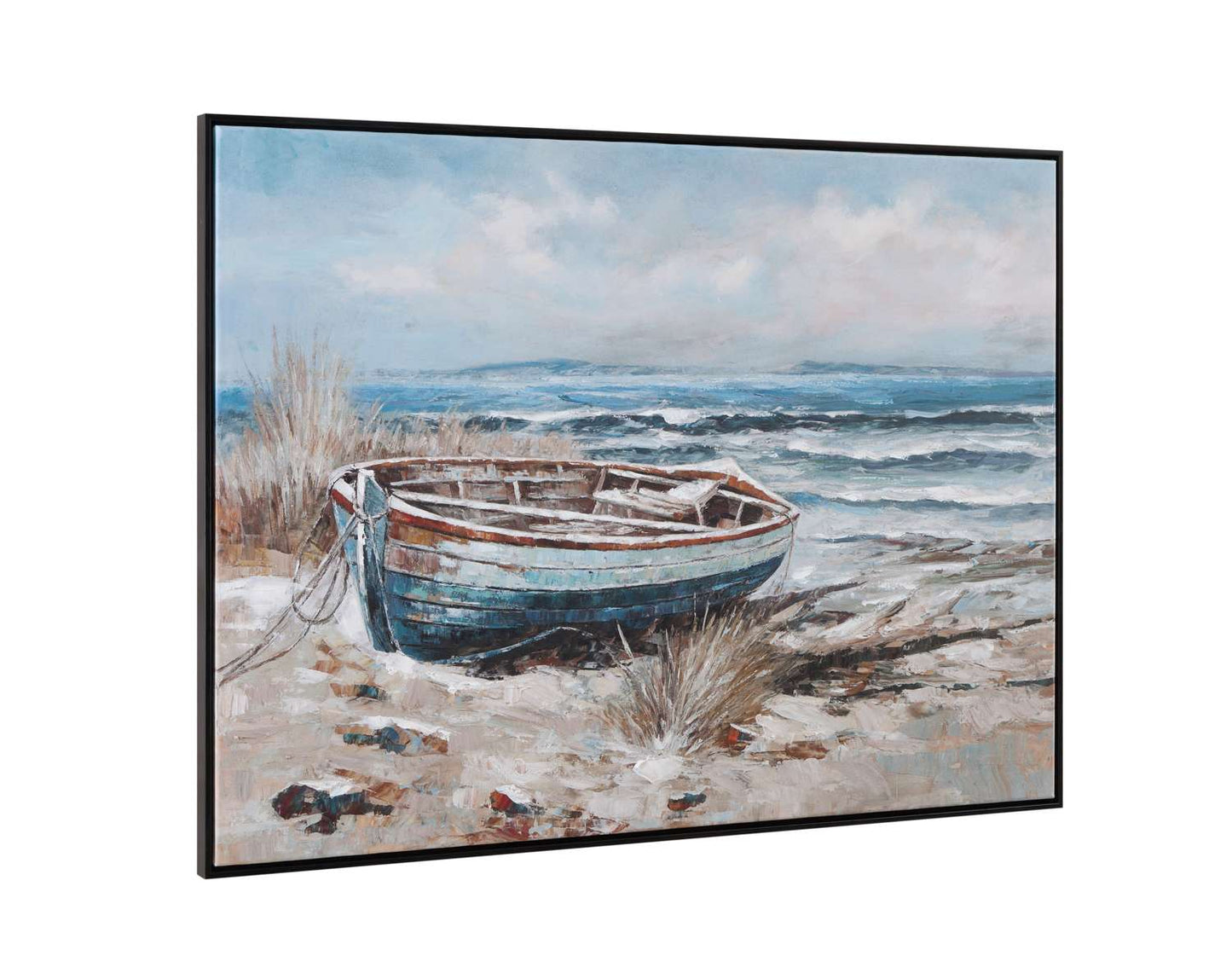 Mo Bay Framed Canvas - Angle