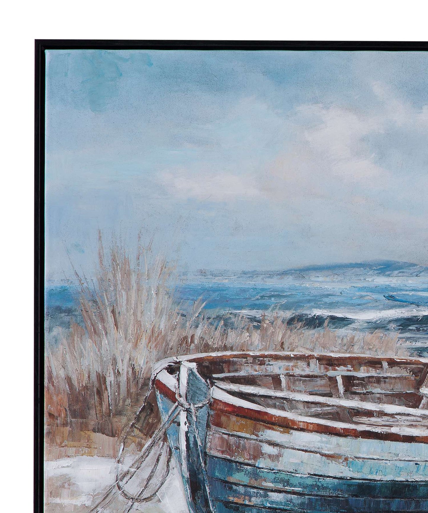 Mo Bay Framed Canvas - Detail