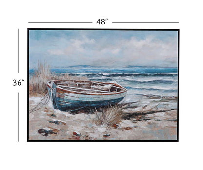 Mo Bay Framed Canvas - Dimensional