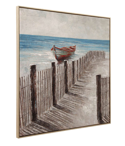 Camden Marsh Framed Canvas - Angle
