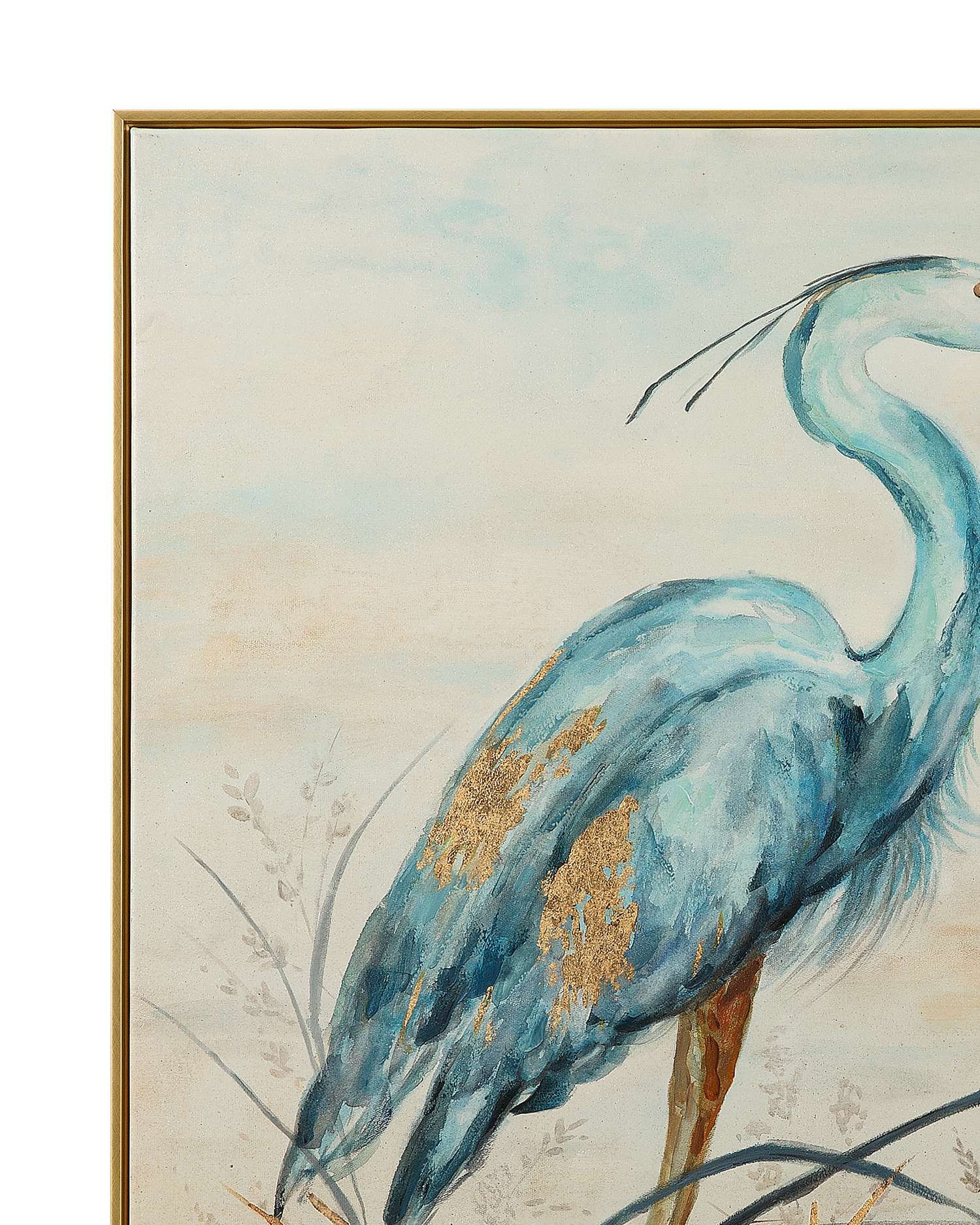 Marshlands Framed Canvas - Detail