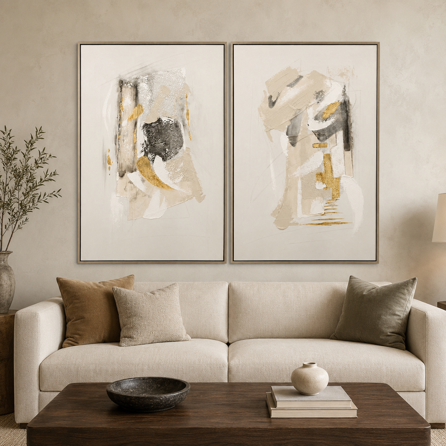 Spencer Framed Canvas s/2 - Main