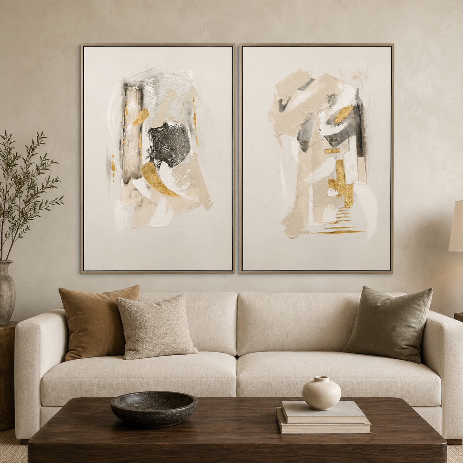 Spencer Framed Canvas s/2 - Main