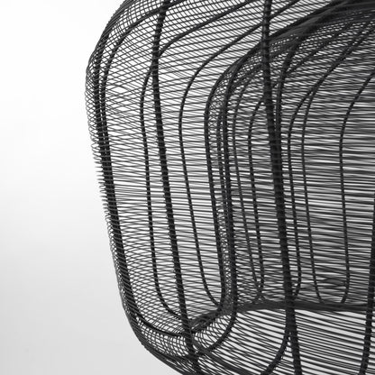 Black 4 Light Chandelier w/ Shades