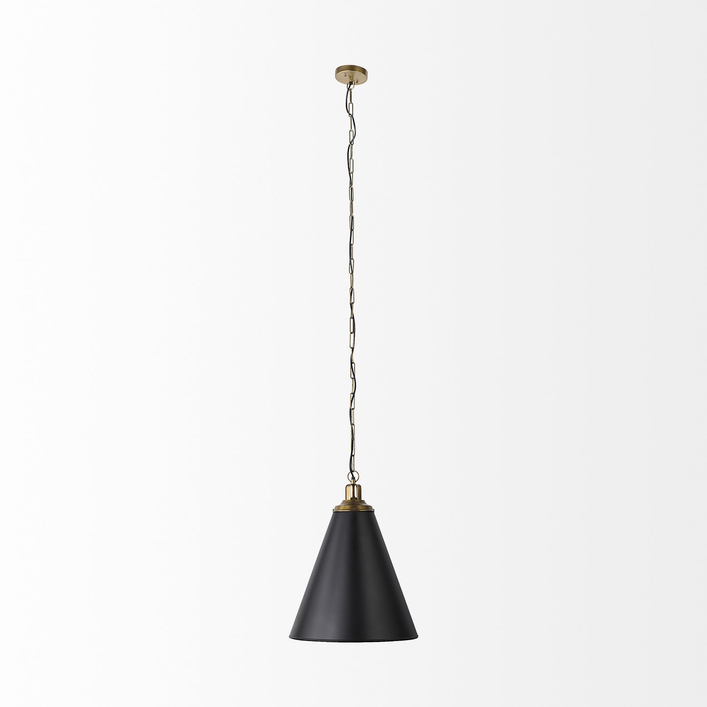 Barrett Black Single Ceiling Light w/ Shades