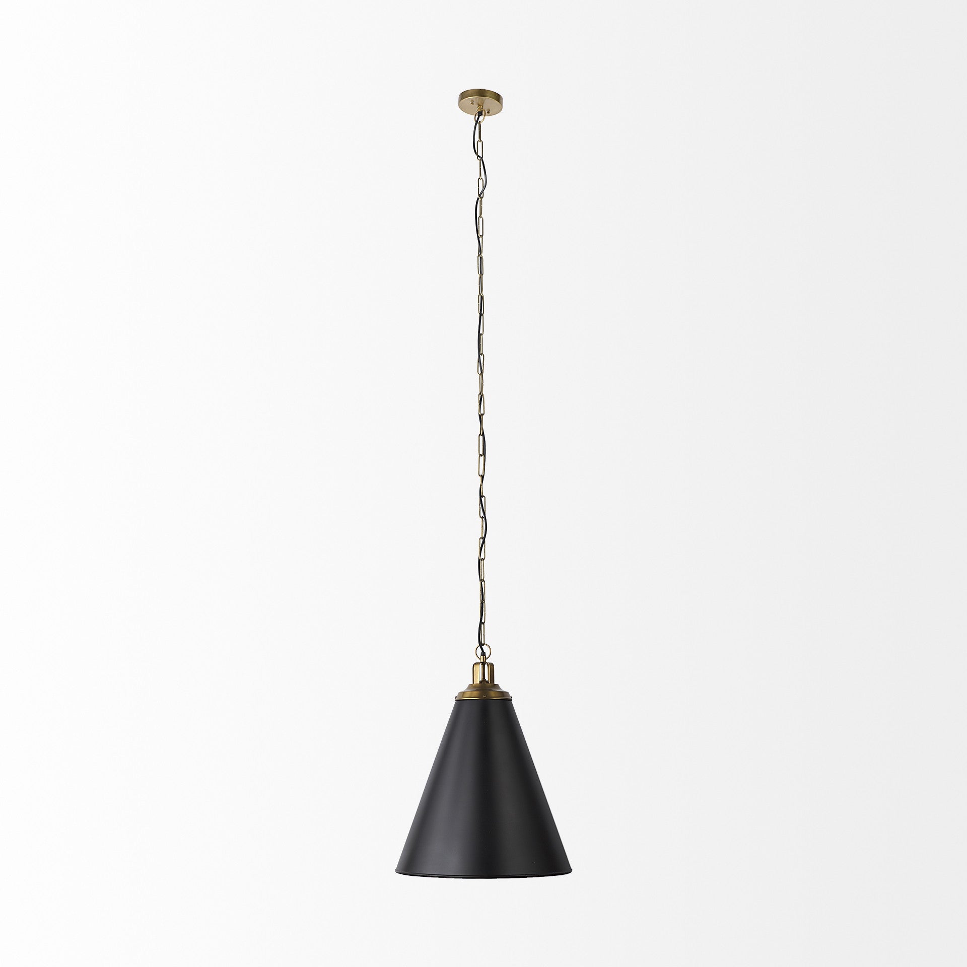 Barrett Black Single Ceiling Light w/ Shades