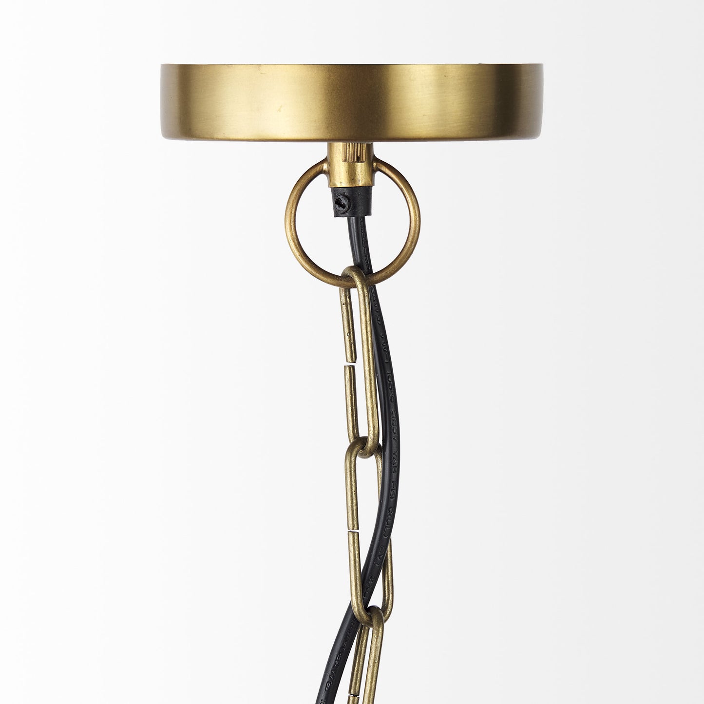 Black Single Ceiling Light w/ Shades