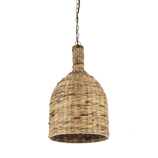 Brown Single Ceiling Light w/ Shades