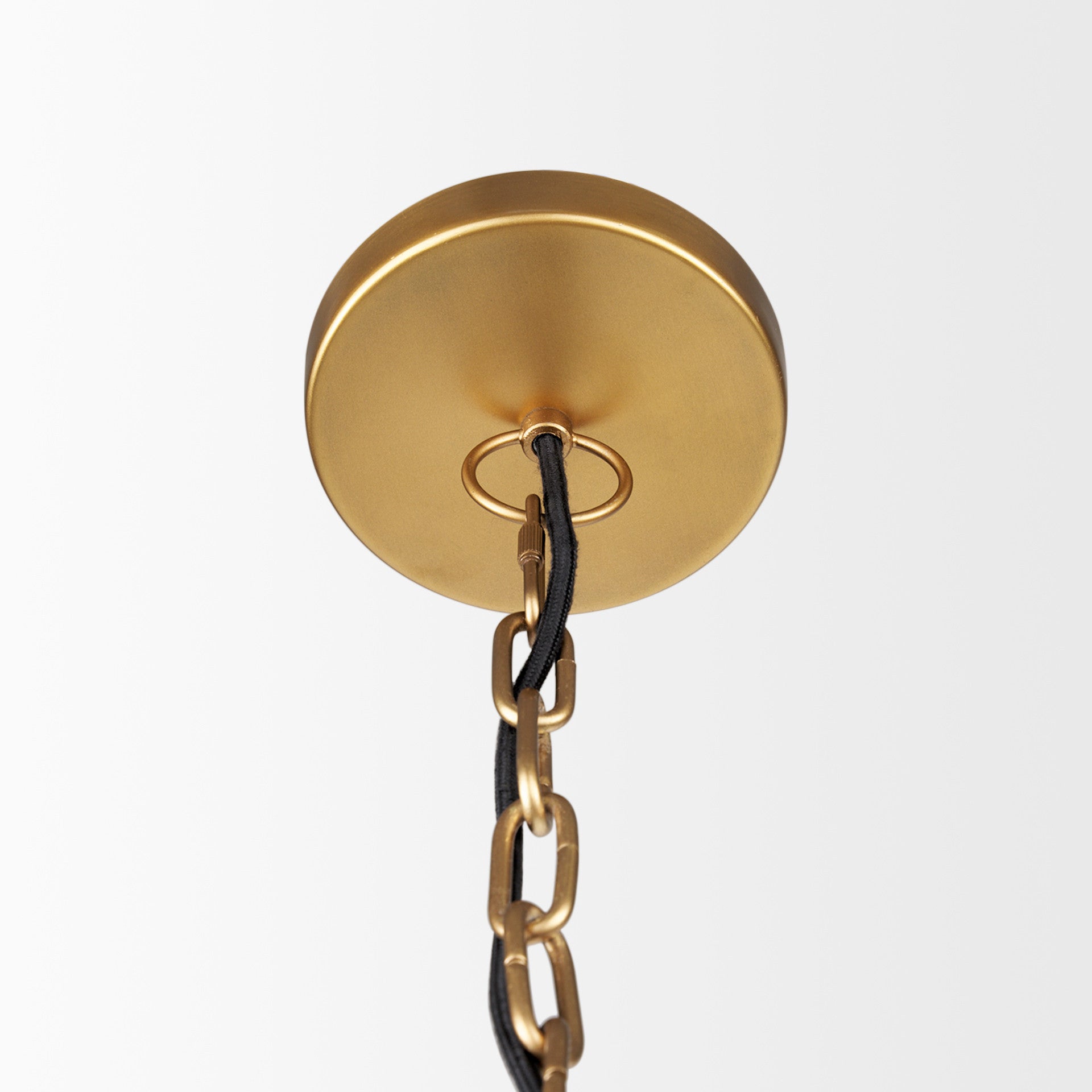 Gold Single Ceiling Light w/ Shades