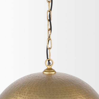 Gold Single Ceiling Light w/ Shades