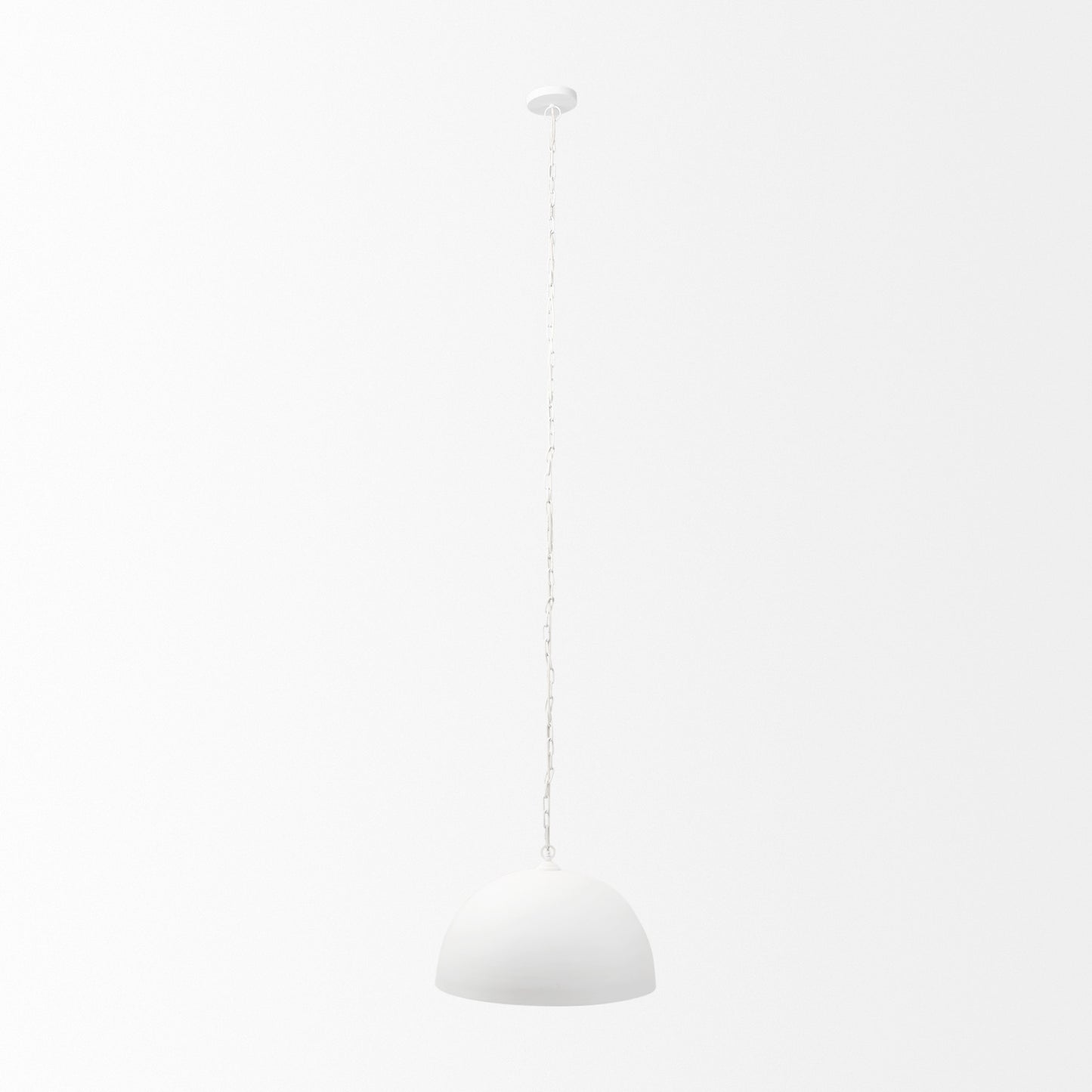 Ellis White Single Ceiling Light w/ Shades