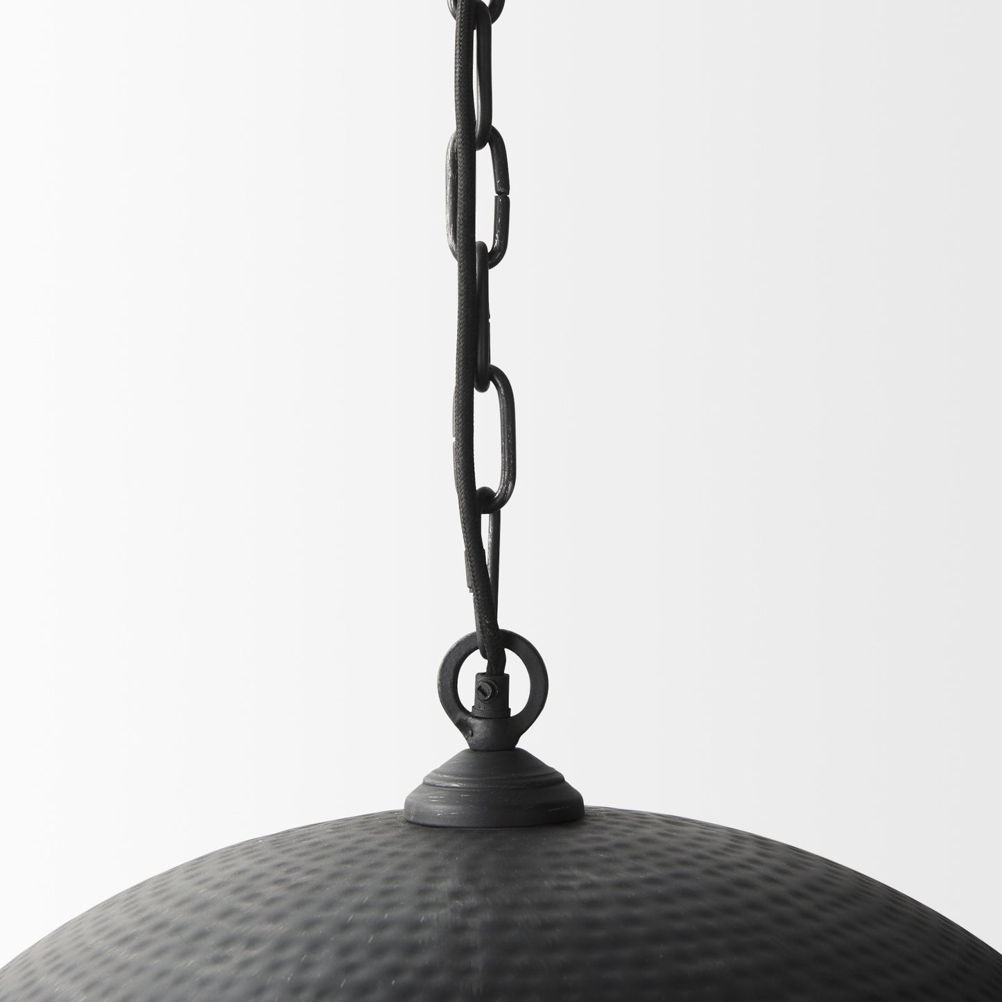 Black Single Ceiling Light w/ Shades